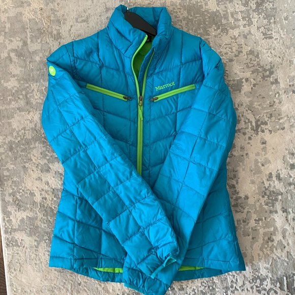 Marmot Bright Blue Jacket - Picture 1 of 5